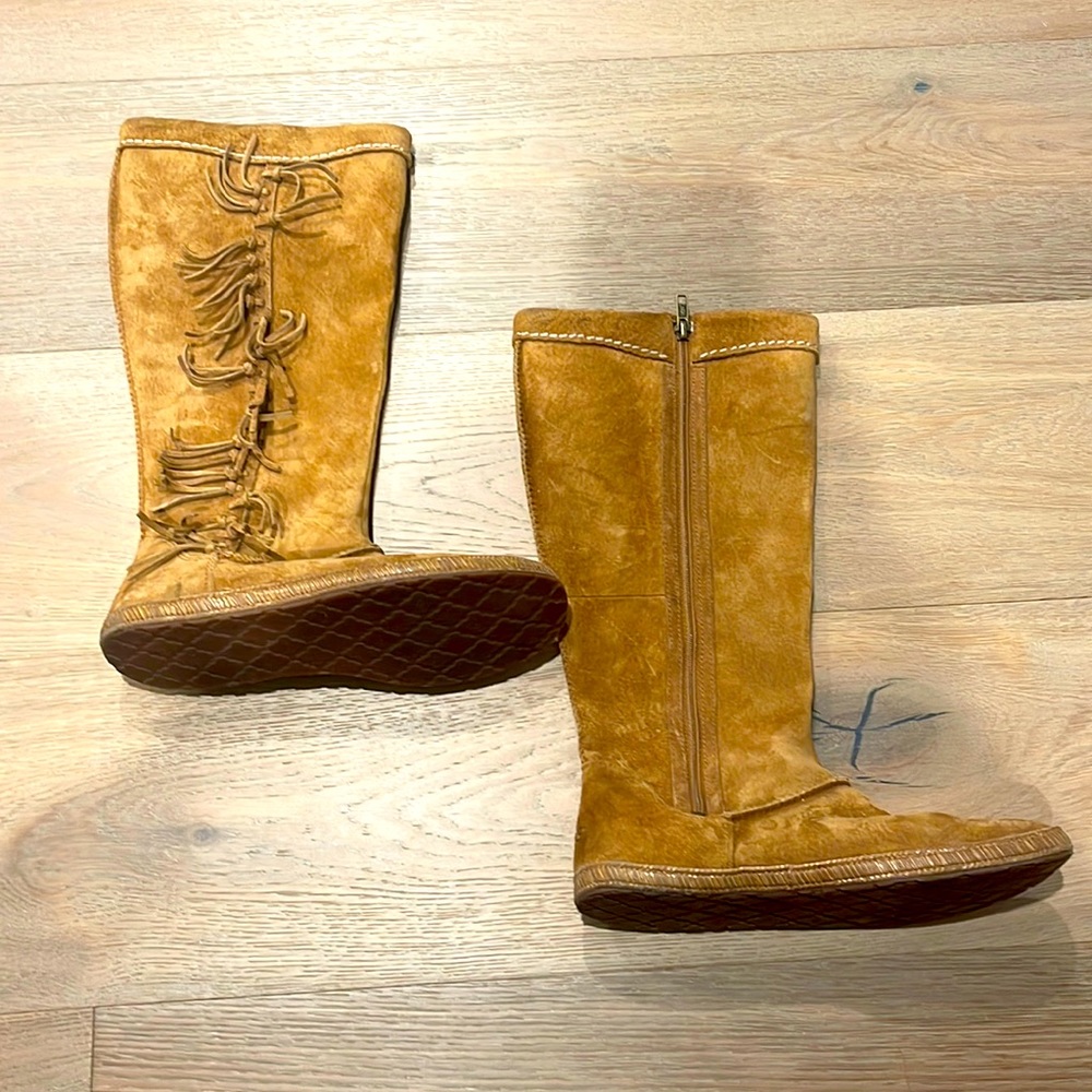 Ugg Tan Moccasin Style Boots